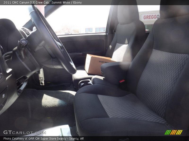 Summit White / Ebony 2011 GMC Canyon SLE Crew Cab