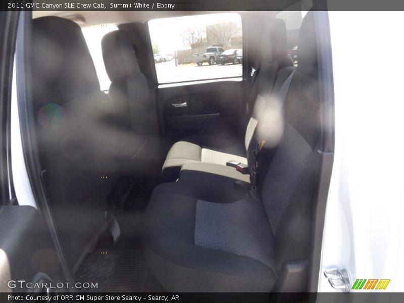 Summit White / Ebony 2011 GMC Canyon SLE Crew Cab