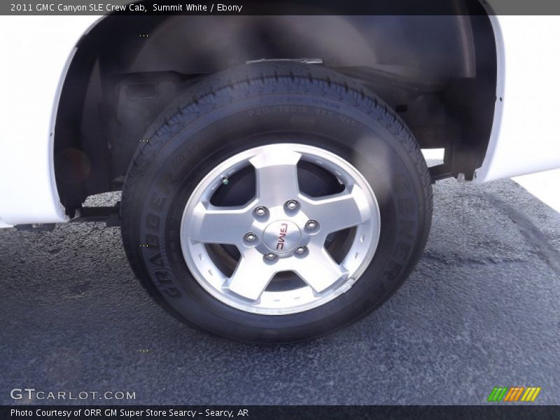 Summit White / Ebony 2011 GMC Canyon SLE Crew Cab