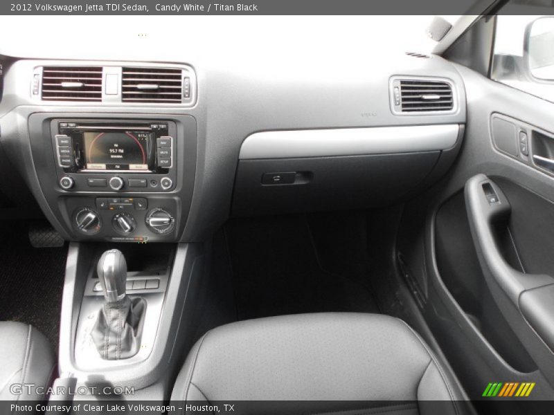 Candy White / Titan Black 2012 Volkswagen Jetta TDI Sedan