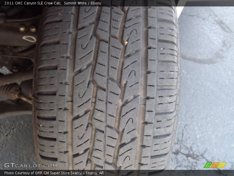 Summit White / Ebony 2011 GMC Canyon SLE Crew Cab