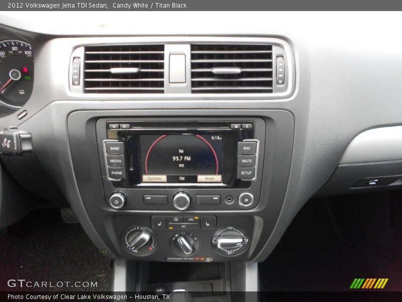 Candy White / Titan Black 2012 Volkswagen Jetta TDI Sedan