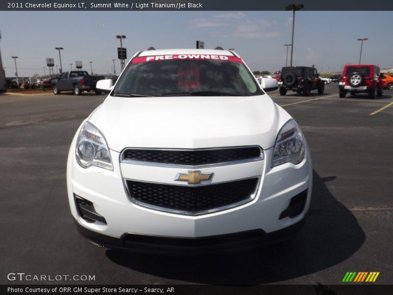 Summit White / Light Titanium/Jet Black 2011 Chevrolet Equinox LT