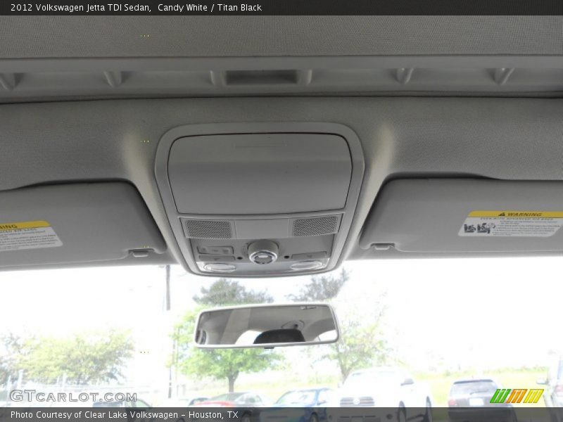 Candy White / Titan Black 2012 Volkswagen Jetta TDI Sedan