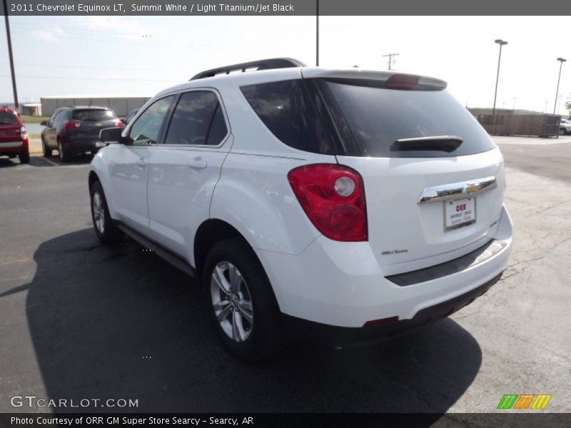 Summit White / Light Titanium/Jet Black 2011 Chevrolet Equinox LT