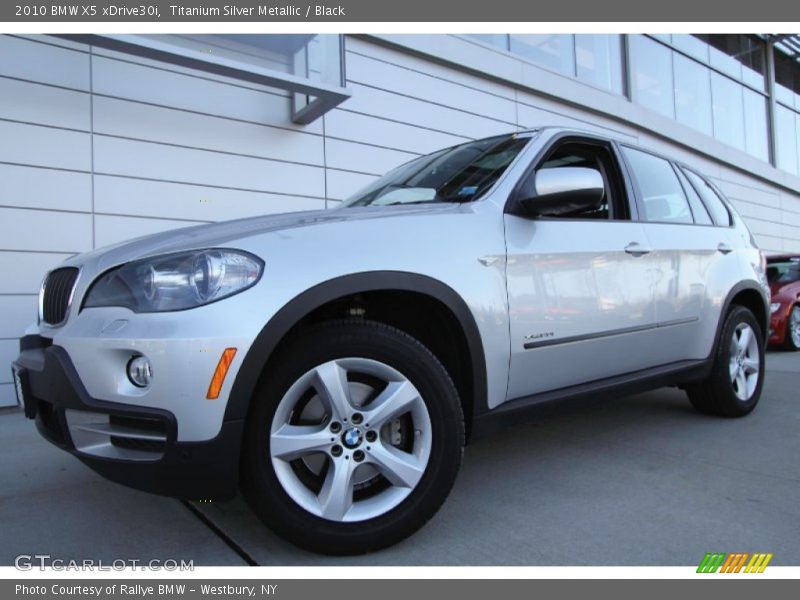 Titanium Silver Metallic / Black 2010 BMW X5 xDrive30i