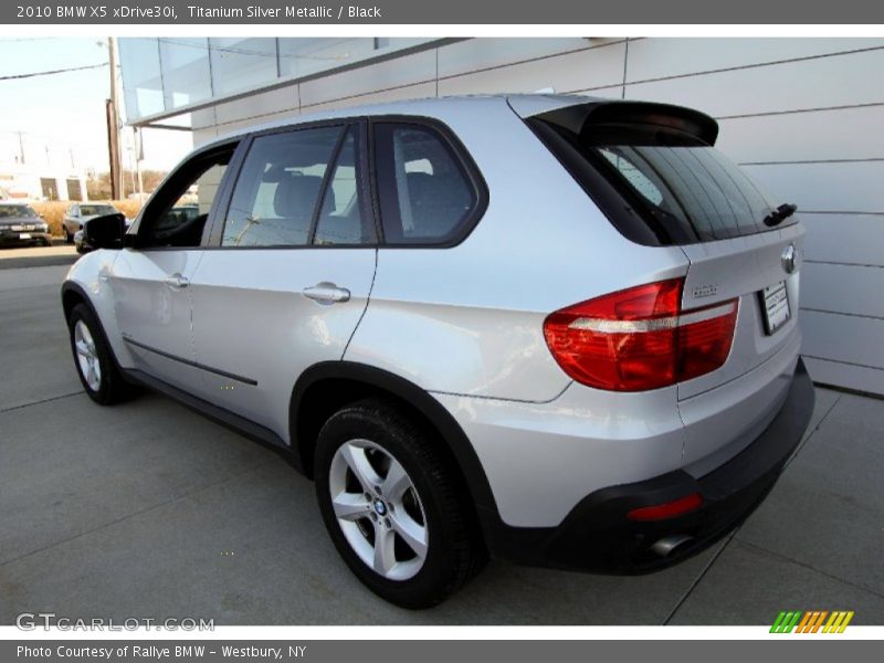 Titanium Silver Metallic / Black 2010 BMW X5 xDrive30i