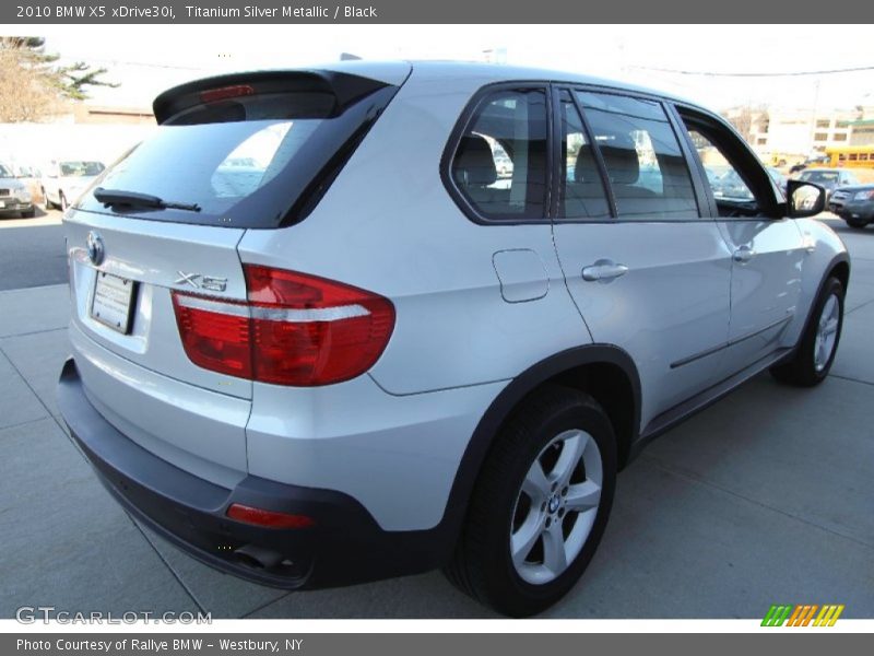 Titanium Silver Metallic / Black 2010 BMW X5 xDrive30i
