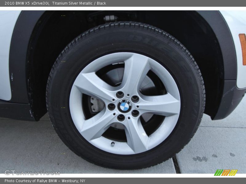 Titanium Silver Metallic / Black 2010 BMW X5 xDrive30i