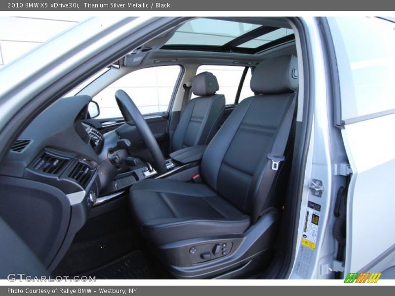 Titanium Silver Metallic / Black 2010 BMW X5 xDrive30i