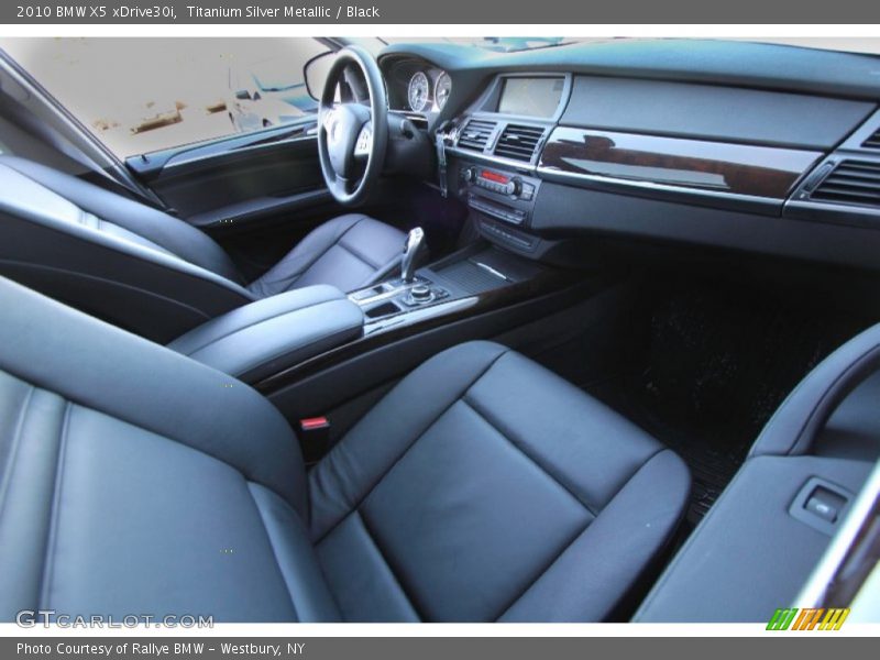 Titanium Silver Metallic / Black 2010 BMW X5 xDrive30i