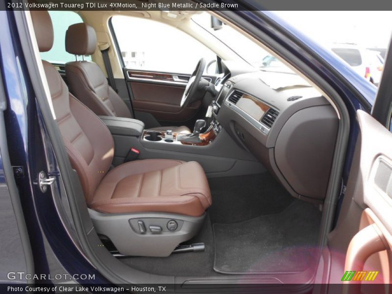  2012 Touareg TDI Lux 4XMotion Saddle Brown Interior