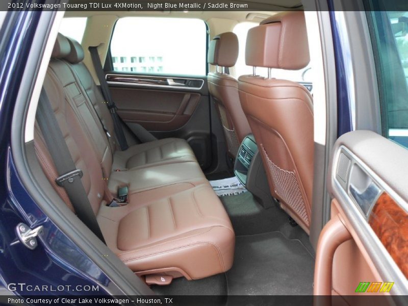  2012 Touareg TDI Lux 4XMotion Saddle Brown Interior