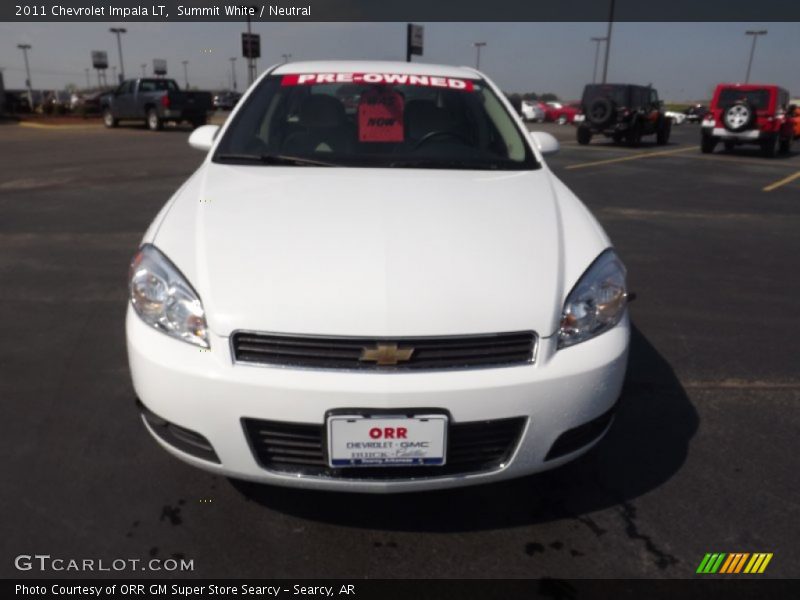 Summit White / Neutral 2011 Chevrolet Impala LT