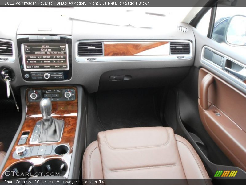 Night Blue Metallic / Saddle Brown 2012 Volkswagen Touareg TDI Lux 4XMotion