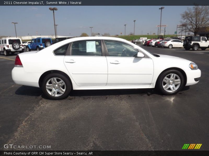 Summit White / Neutral 2011 Chevrolet Impala LT