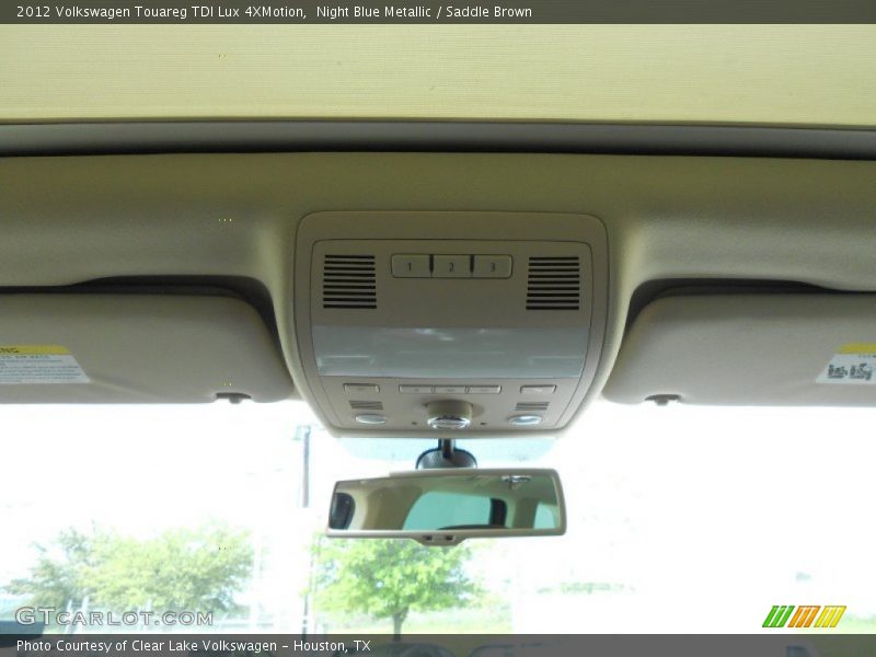 Night Blue Metallic / Saddle Brown 2012 Volkswagen Touareg TDI Lux 4XMotion