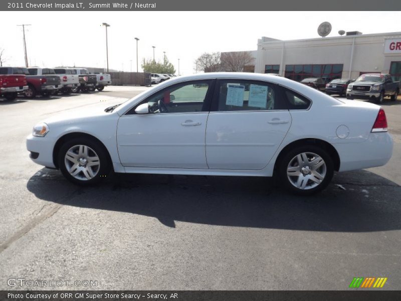 Summit White / Neutral 2011 Chevrolet Impala LT