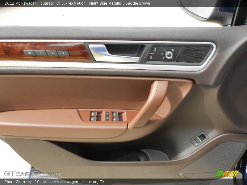 Night Blue Metallic / Saddle Brown 2012 Volkswagen Touareg TDI Lux 4XMotion