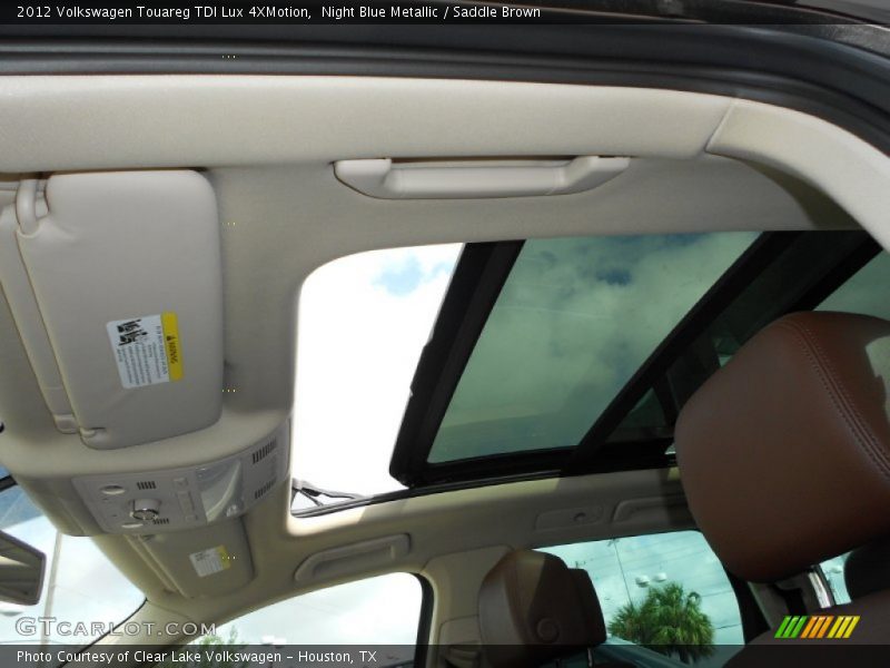 Night Blue Metallic / Saddle Brown 2012 Volkswagen Touareg TDI Lux 4XMotion