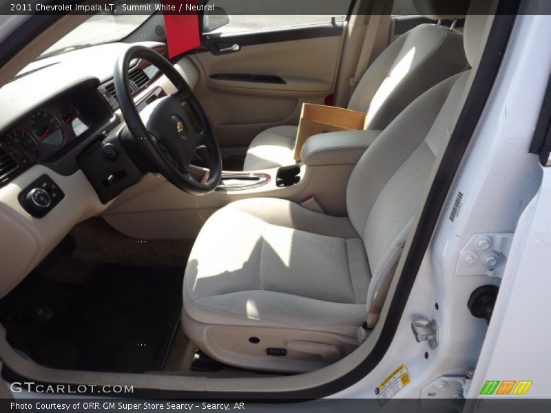 Summit White / Neutral 2011 Chevrolet Impala LT