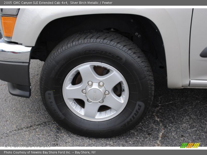 Silver Birch Metallic / Pewter 2005 GMC Canyon SLE Extended Cab 4x4