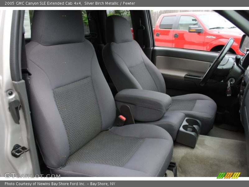 Silver Birch Metallic / Pewter 2005 GMC Canyon SLE Extended Cab 4x4