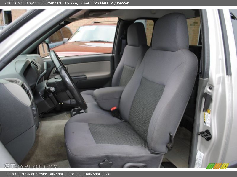 Silver Birch Metallic / Pewter 2005 GMC Canyon SLE Extended Cab 4x4