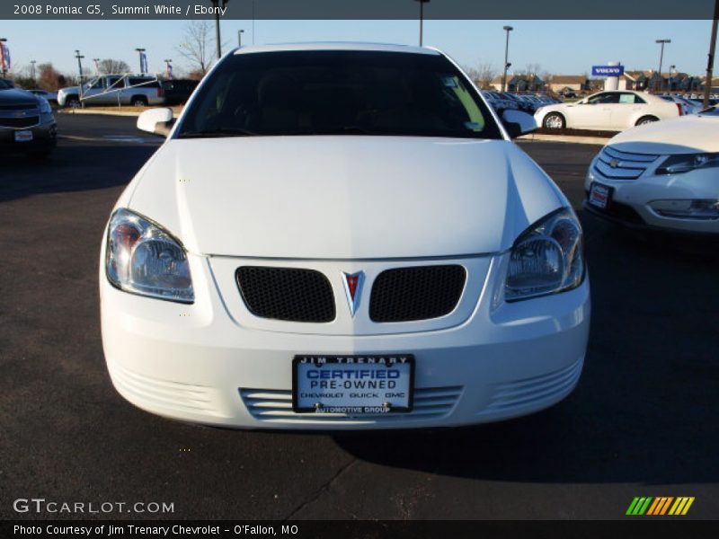 Summit White / Ebony 2008 Pontiac G5