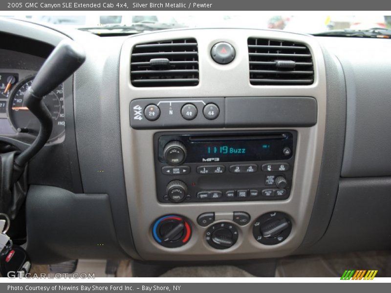 Silver Birch Metallic / Pewter 2005 GMC Canyon SLE Extended Cab 4x4