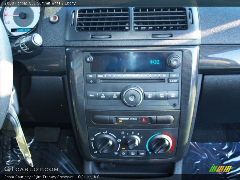Summit White / Ebony 2008 Pontiac G5