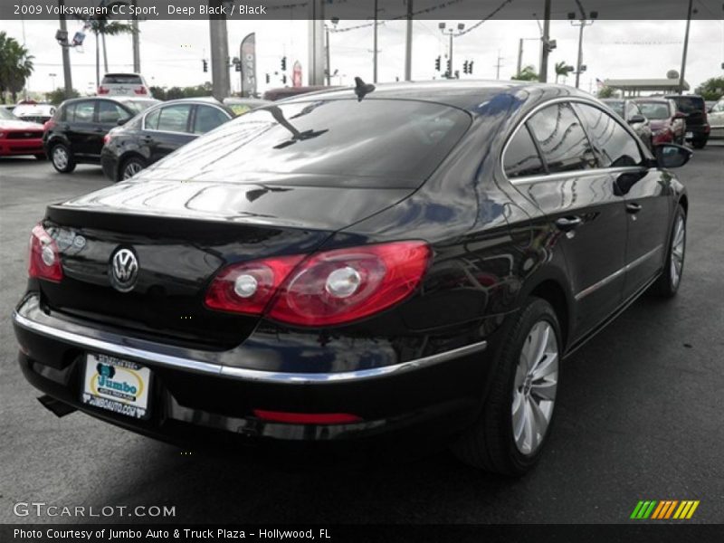 Deep Black / Black 2009 Volkswagen CC Sport