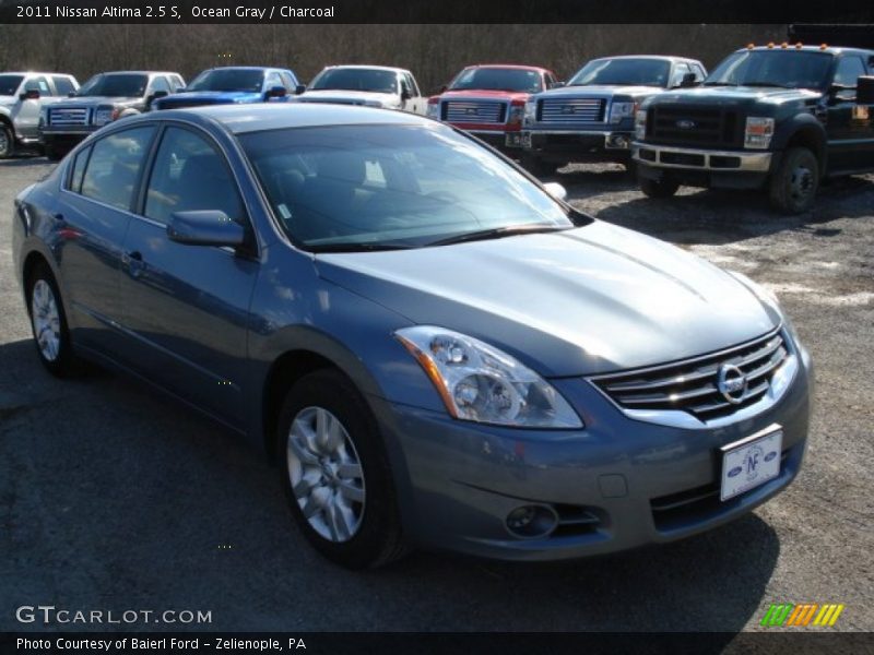 Ocean Gray / Charcoal 2011 Nissan Altima 2.5 S