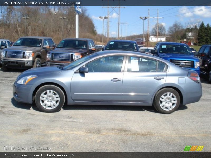 Ocean Gray / Charcoal 2011 Nissan Altima 2.5 S