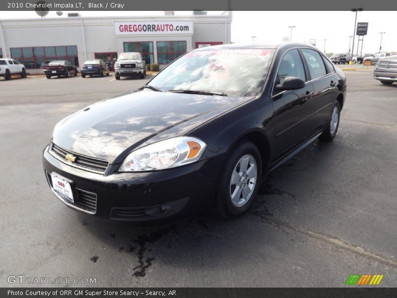 Black / Gray 2010 Chevrolet Impala LT