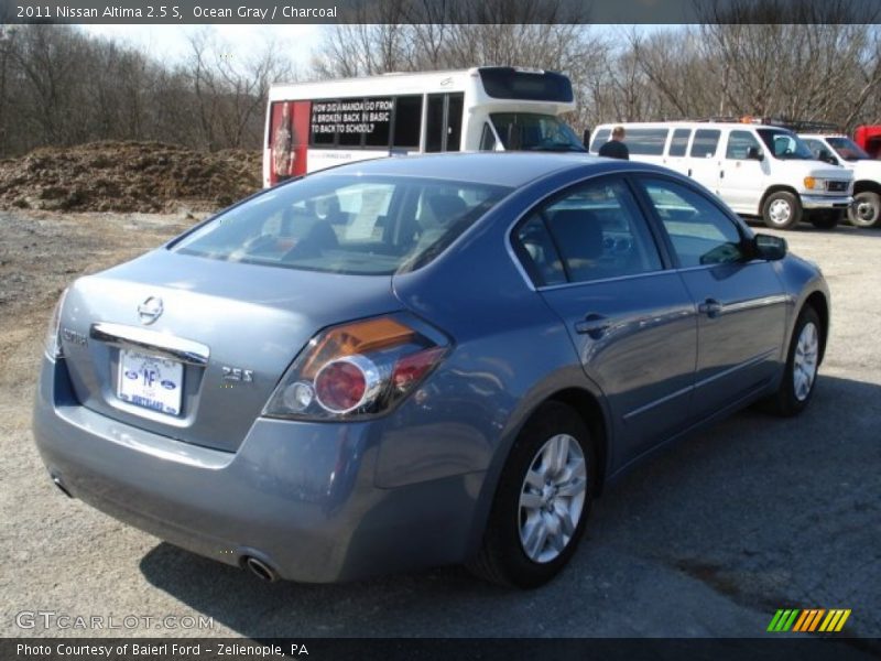 Ocean Gray / Charcoal 2011 Nissan Altima 2.5 S