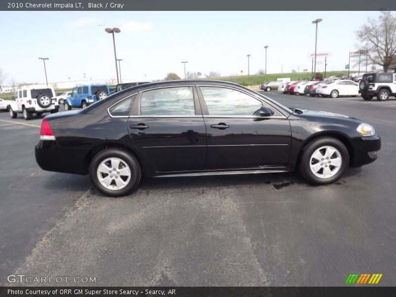 Black / Gray 2010 Chevrolet Impala LT