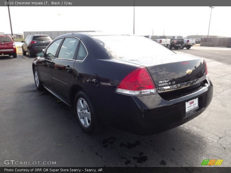 Black / Gray 2010 Chevrolet Impala LT