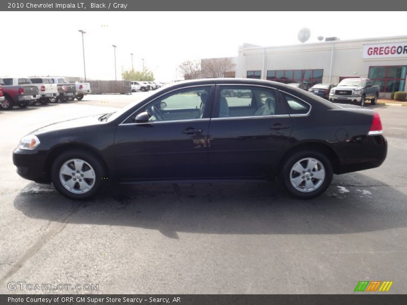 Black / Gray 2010 Chevrolet Impala LT