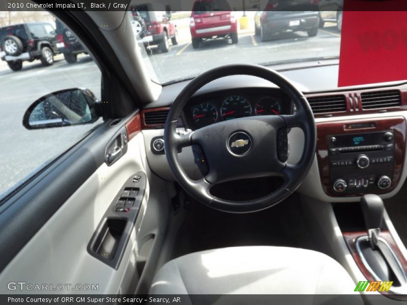 Black / Gray 2010 Chevrolet Impala LT