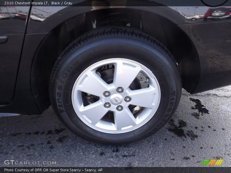 Black / Gray 2010 Chevrolet Impala LT