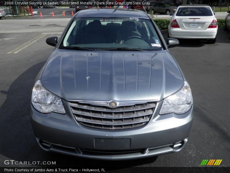 Silver Steel Metallic / Dark Slate Gray/Light Slate Gray 2008 Chrysler Sebring LX Sedan