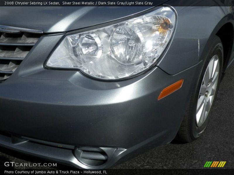 Silver Steel Metallic / Dark Slate Gray/Light Slate Gray 2008 Chrysler Sebring LX Sedan