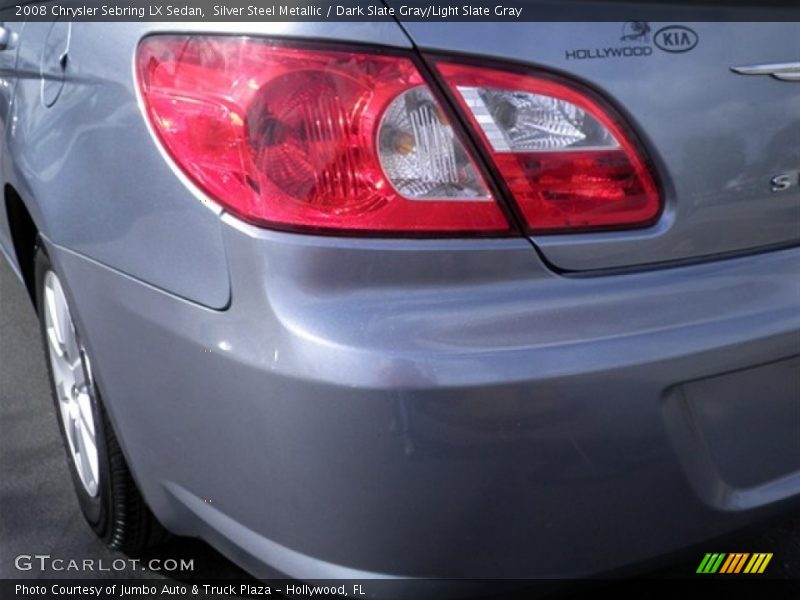 Silver Steel Metallic / Dark Slate Gray/Light Slate Gray 2008 Chrysler Sebring LX Sedan