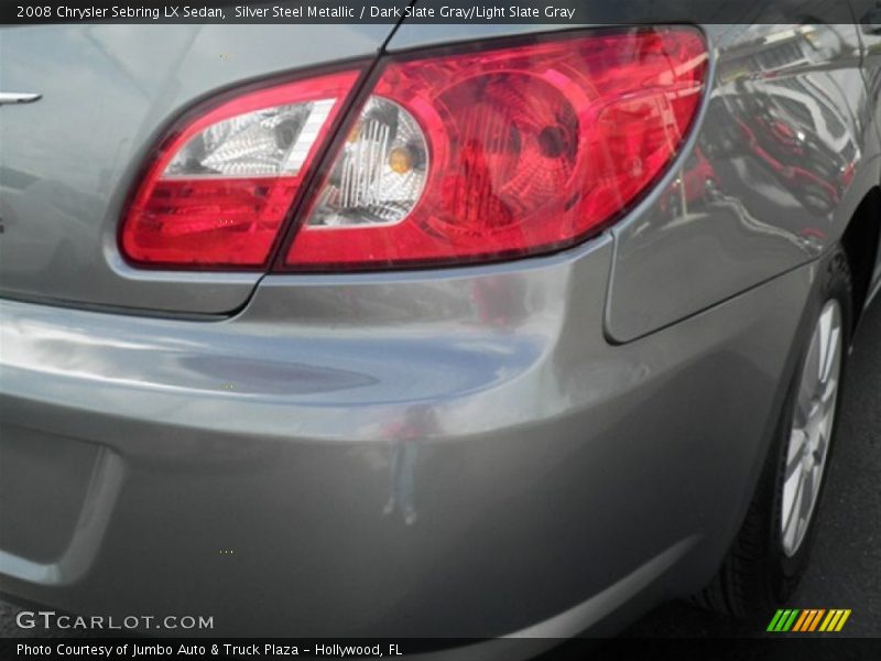 Silver Steel Metallic / Dark Slate Gray/Light Slate Gray 2008 Chrysler Sebring LX Sedan