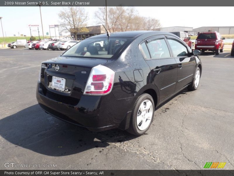 Super Black / Charcoal 2009 Nissan Sentra 2.0 S