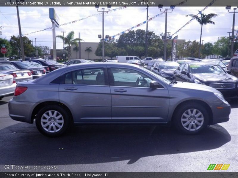Silver Steel Metallic / Dark Slate Gray/Light Slate Gray 2008 Chrysler Sebring LX Sedan