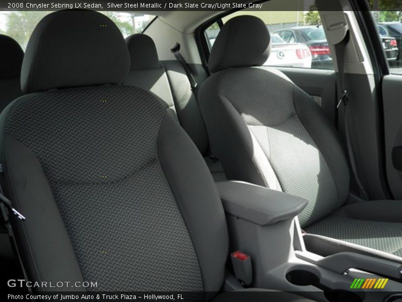 Silver Steel Metallic / Dark Slate Gray/Light Slate Gray 2008 Chrysler Sebring LX Sedan