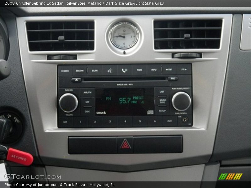 Silver Steel Metallic / Dark Slate Gray/Light Slate Gray 2008 Chrysler Sebring LX Sedan