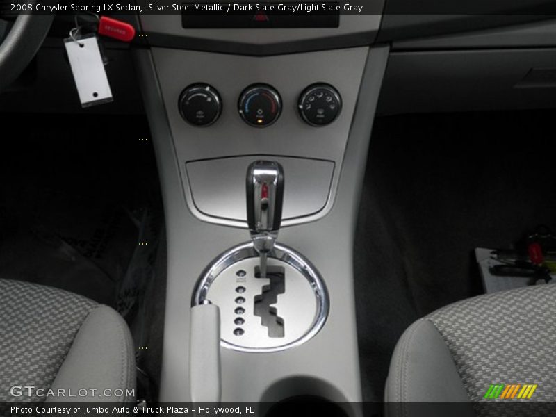 Silver Steel Metallic / Dark Slate Gray/Light Slate Gray 2008 Chrysler Sebring LX Sedan